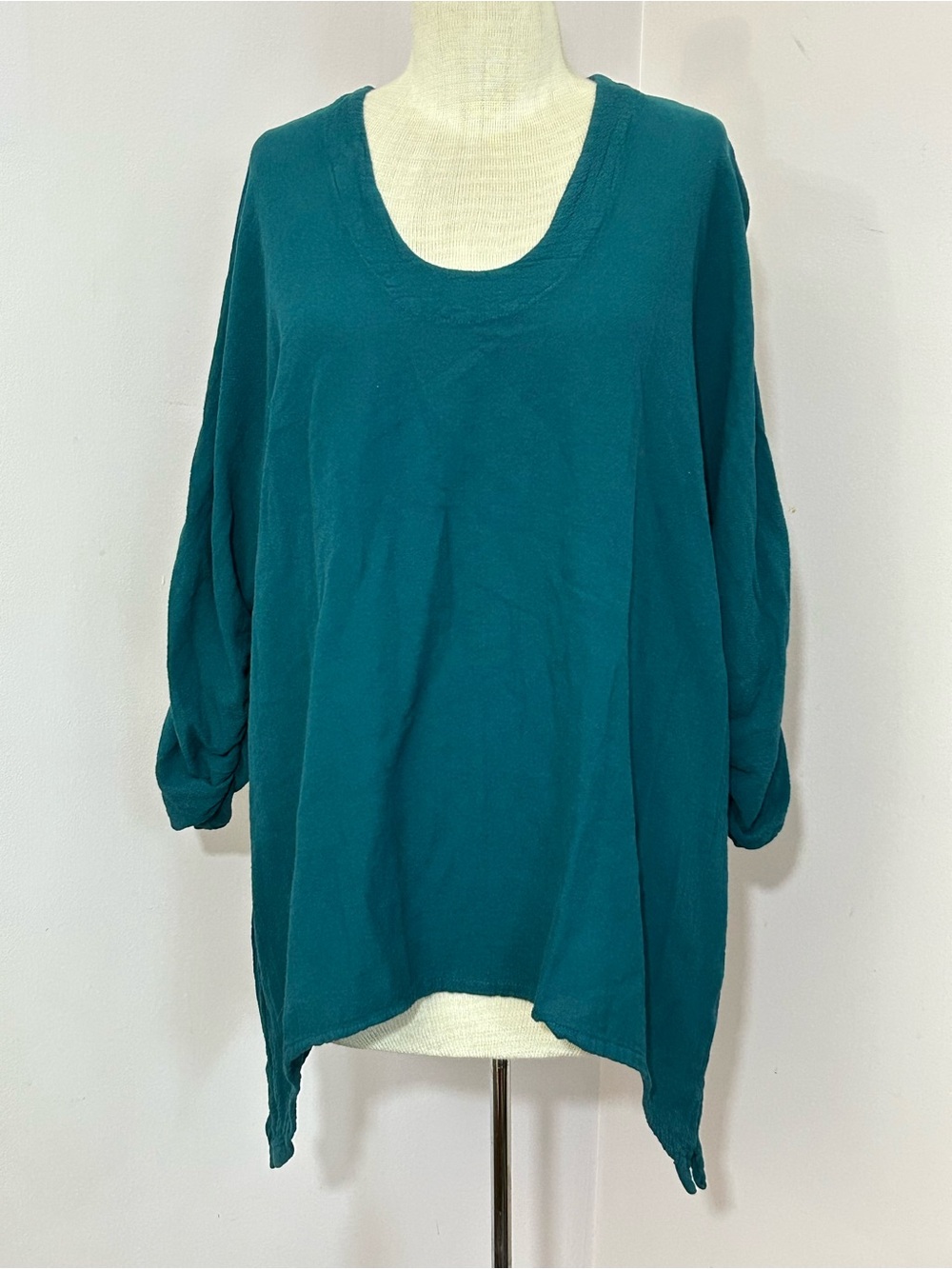 Oh My Gauze Teal Blue Top Size 2